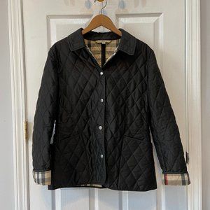 Burberry Brit Black Quilted Jacket Size M